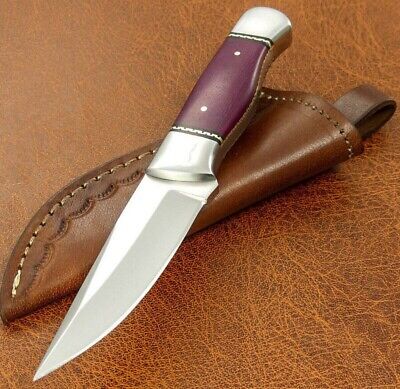 hunting knife with bone handle