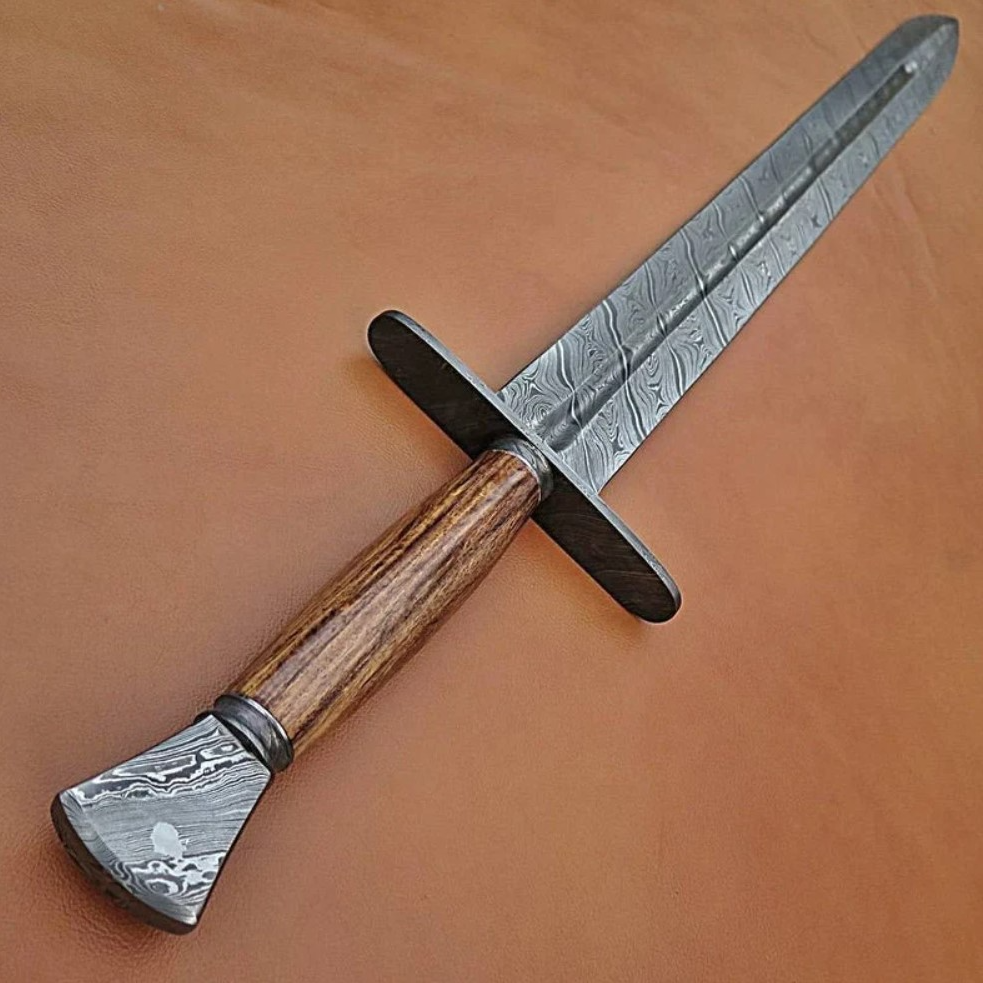 34customforgeddamascussteelsworjpg