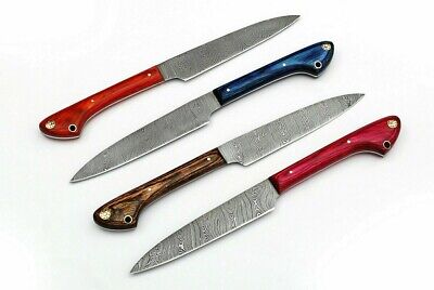 4Piece Custom Handmade Chef Knives Set