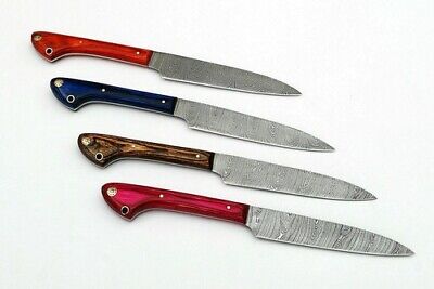 4Piece Custom Handmade Chef Knives Set