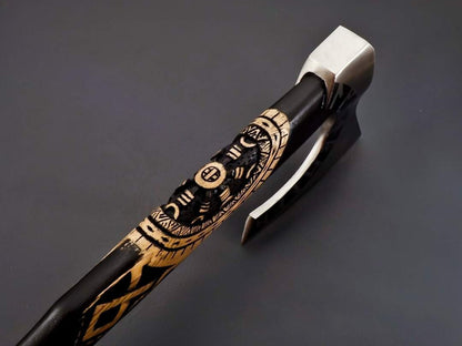 HandForged Carbon Steel Viking Axe