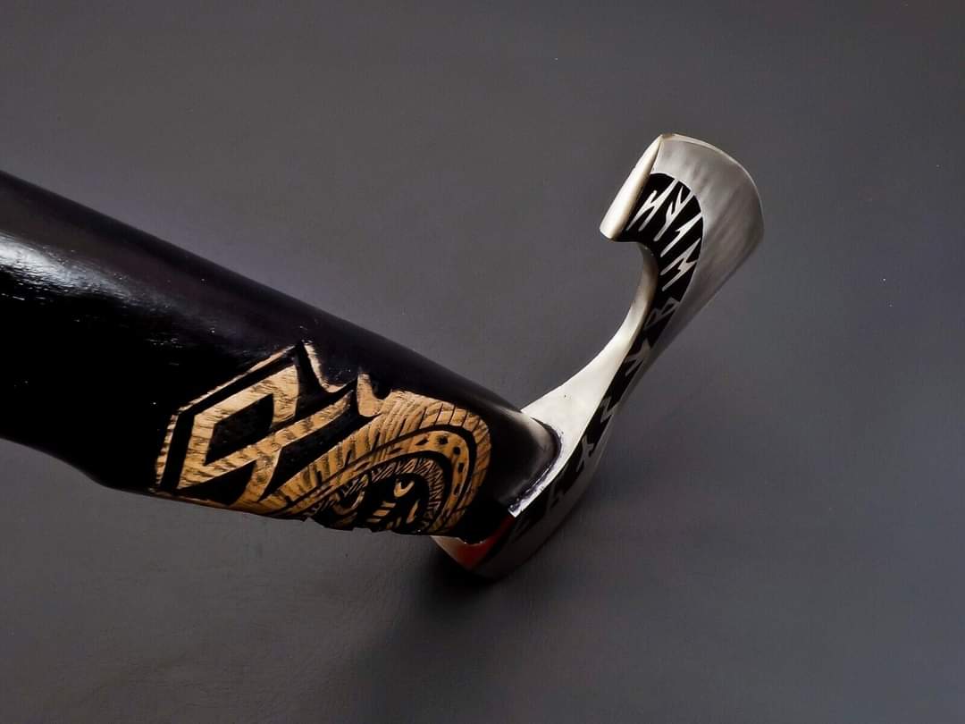 HandForged Carbon Steel Viking Axe
