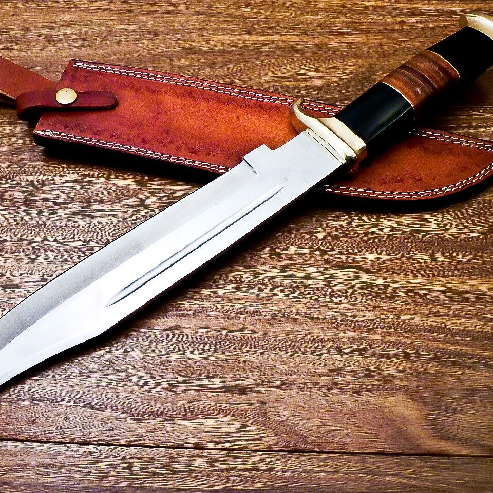 RARE STEEL BLADE 18 BOWIE KNIFEjpg