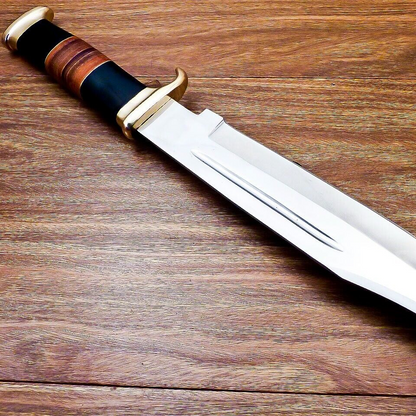 RARE STEEL BLADE 18 BOWIE KNIFEsjpg