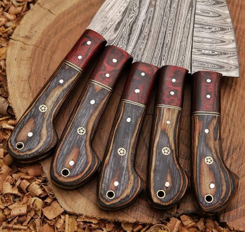 Carbon Steel Chef Knives Set