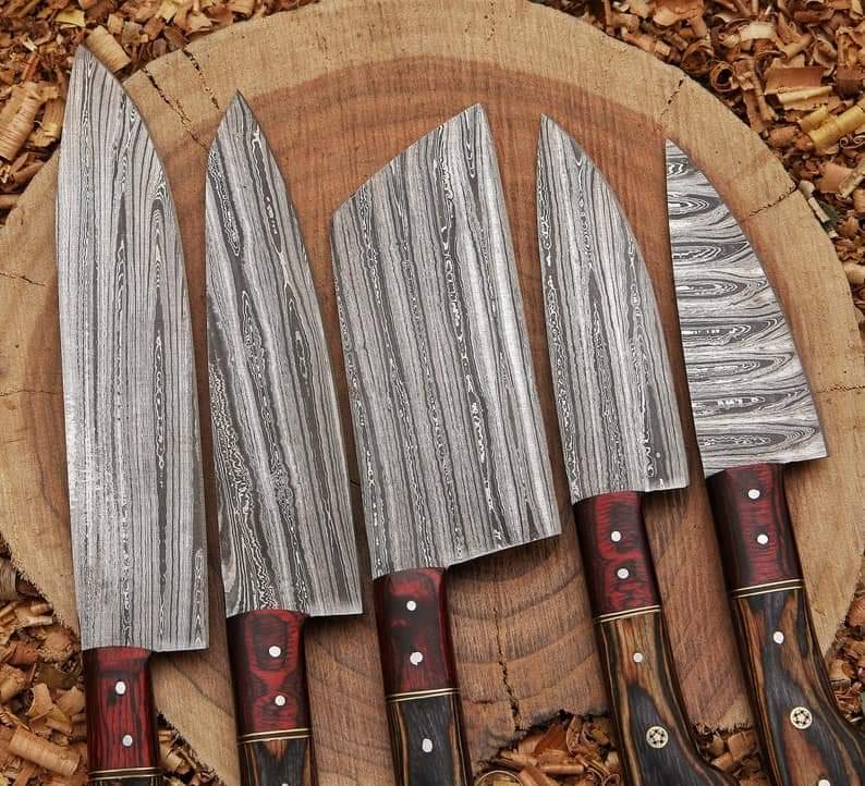 Carbon Steel Chef Knives Set