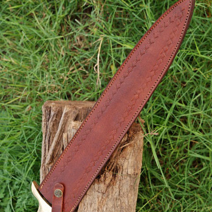 custom handmade forged damascus steel dagger double edge blade sword near me in washingtonjpg