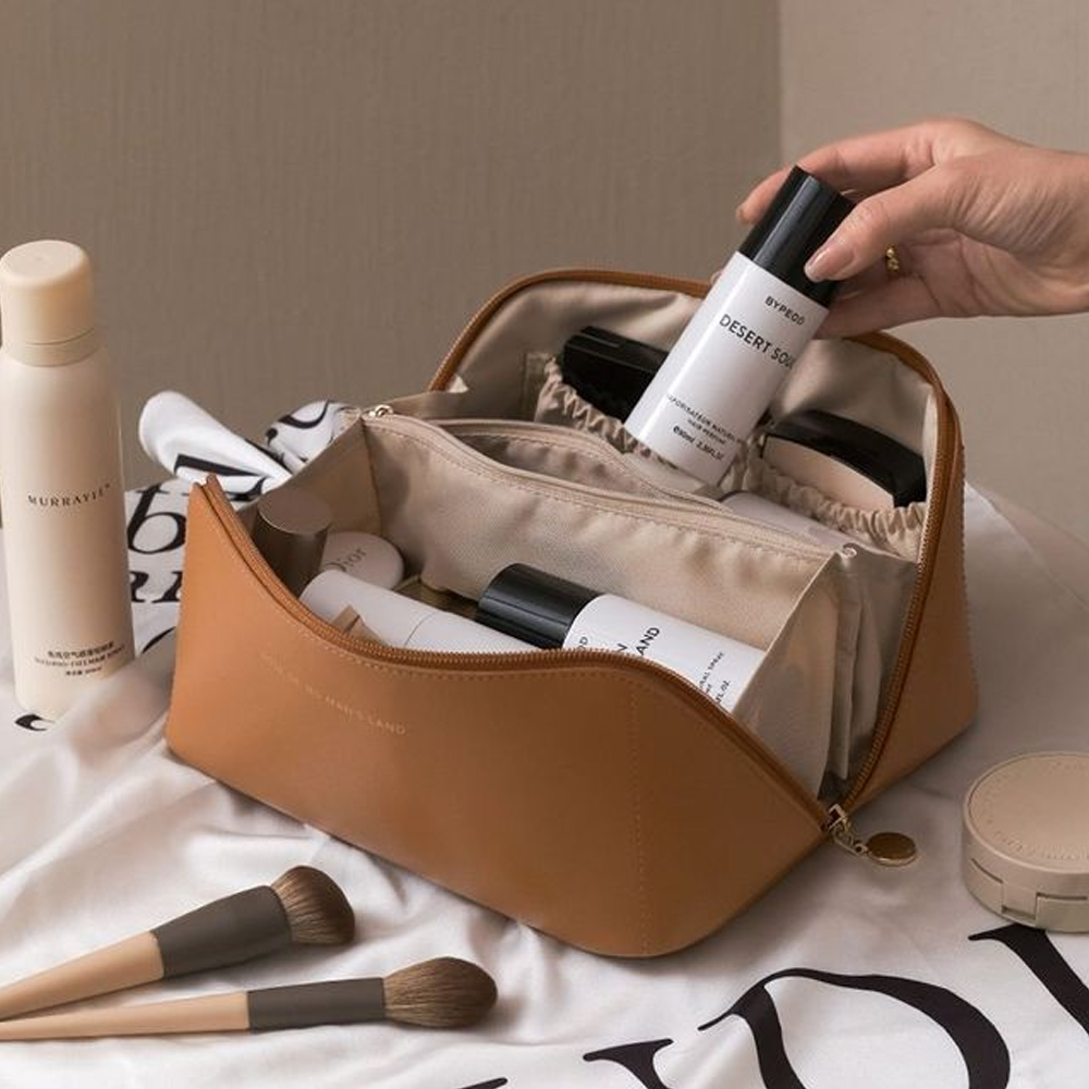 Large Capacity Travel Cosmetic Pouch