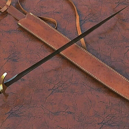 Handmade forged damascus steel viking sword near me in georgiajpg