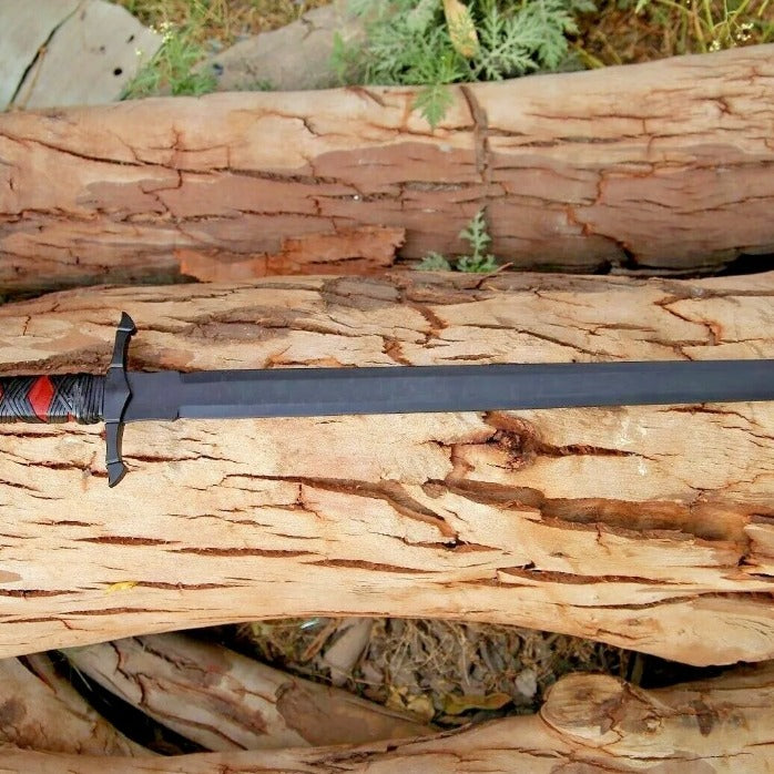 CUSTOM HAND FORGED CARBON STEEL CODING VIKING SWORDjpeg
