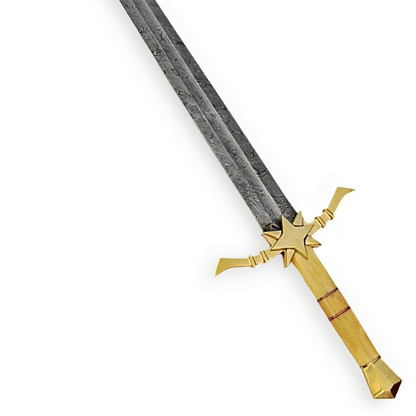Custom handamde damascus viking sword near me in arizonajpg