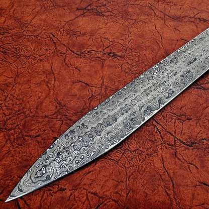 Custom handmade hand forged damascus steel viking sword near me in arizonajpg