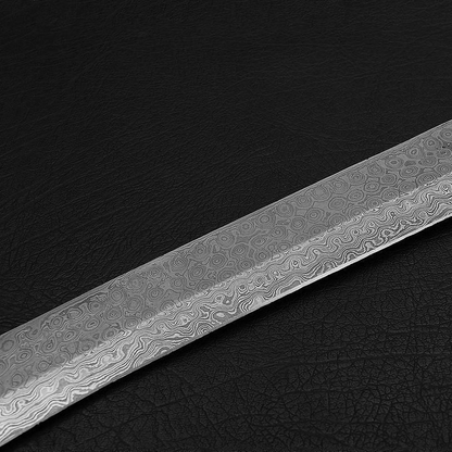 Custom handmade hand forged damascus hunting viking combat sword near me in arizonajpg