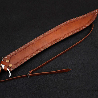 Custom handmade hand forged damascus hunting viking combat sword near me in californiajpg