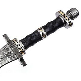 Custom handmade damascus steel 32 inches with sheath near me in arizonajpg