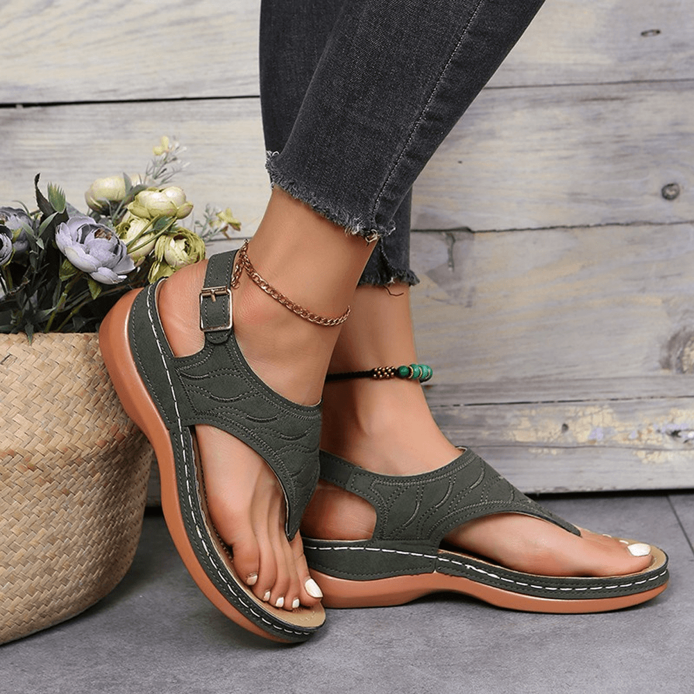 comfortslippersorthopedicwedgesandalsgreen.png