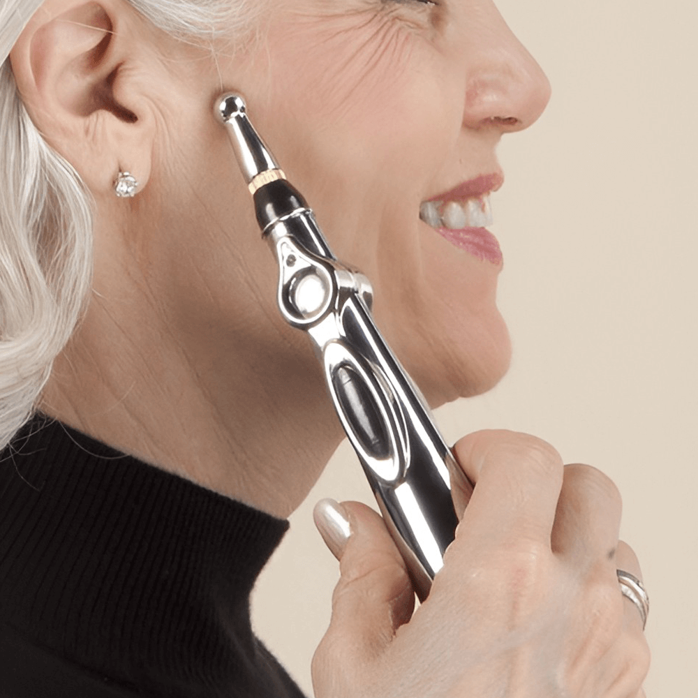 Advanced Needleless Acupressure Pen | 3-In-1 Effective Acupuncture Solution | Electric Laser Acupuncture Pen