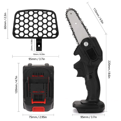 Storage-Friendly and Efficient Mini Battery Powered Chainsaw 7