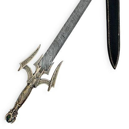 Custom Handmade HAND FORGED Damascus Steel BARBARIANS Sword VIKING SWORD near me in arizonajpg