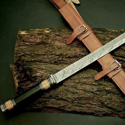 Custom handmade hand forged damascus steel katana warrior sword near me in floirdajpg
