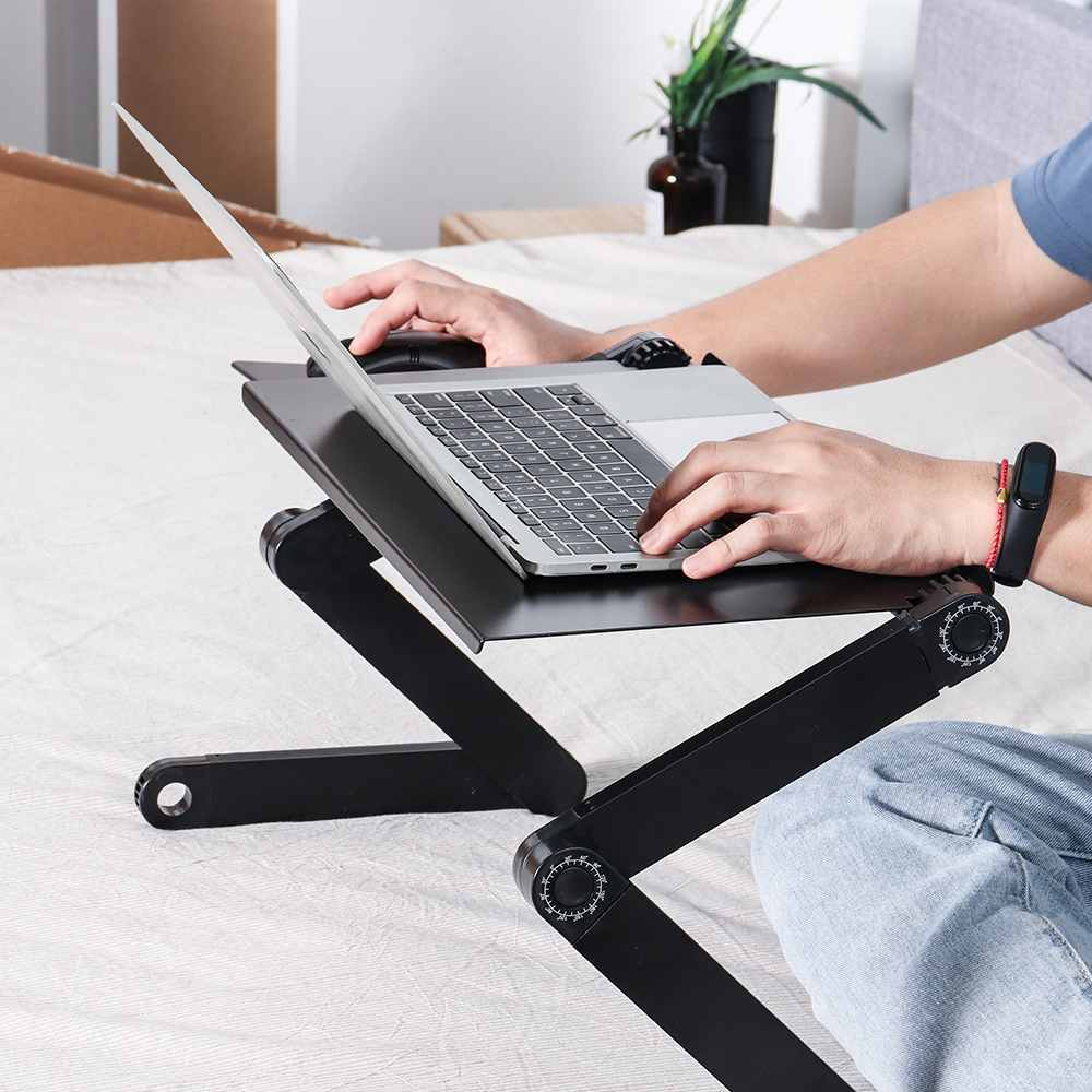High-Strength Laptop Stand | Spacious Laptop Stand For Desk with Vent Holes | Ergonomic Laptop Standing Desk 1
