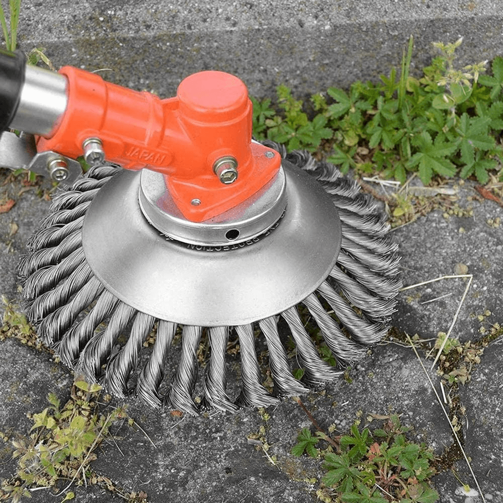 Rust-Resistant Steel Wire Weed Brush For Long-Lasting Garden Maintenance Without Dealing With The Unnecessary Mess 3