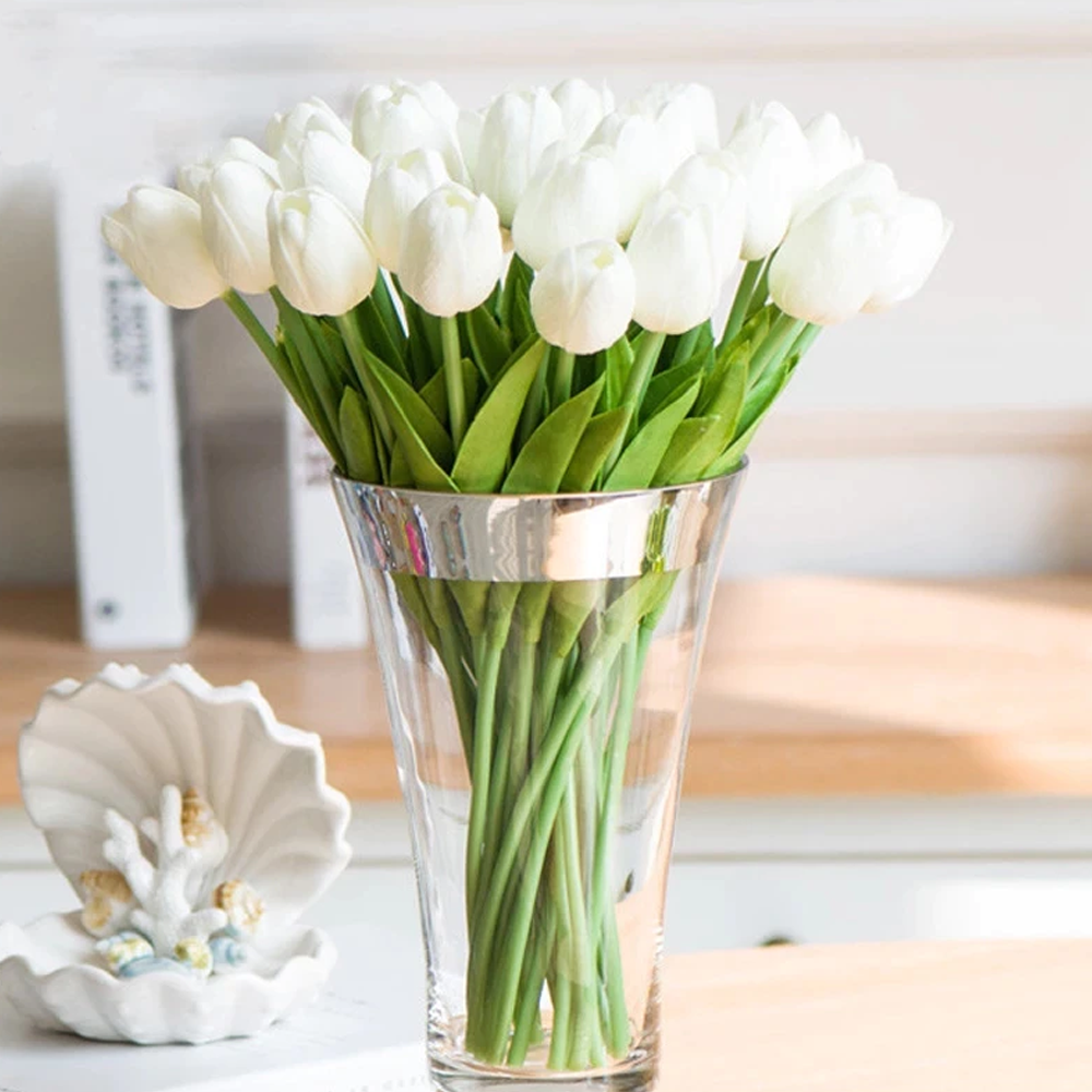 durableartificialtulipbouqueteverfreshsoftwhitepng