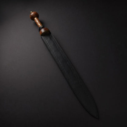 Custom handmade damascus steel hunting roman gladius viking sowrd near m in idaho.jpg