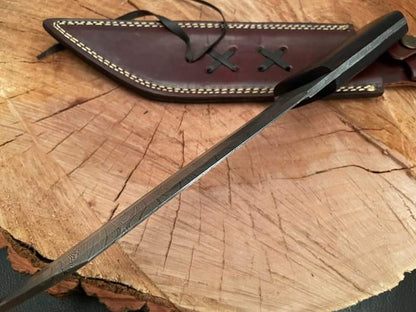 Steel Hunting Knife with Sheath