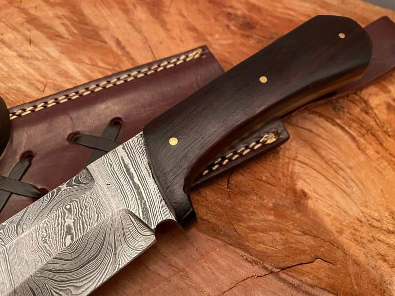 Steel Hunting Knife with Sheath