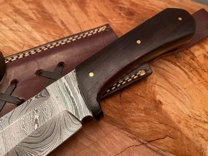 Steel Hunting Knife with Sheath