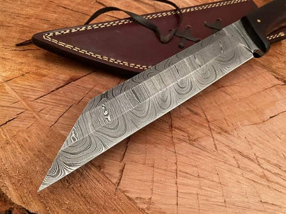 Steel Hunting Knife with Sheath