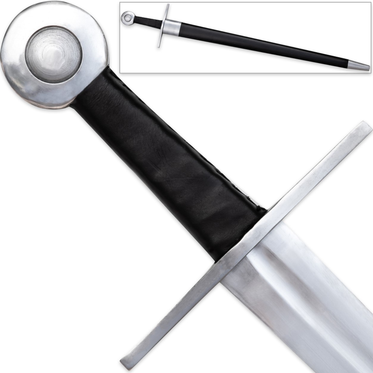 Age of Chivalry EN45 Carbon Steel Medieval Knightly Battle Ready Swordjpg