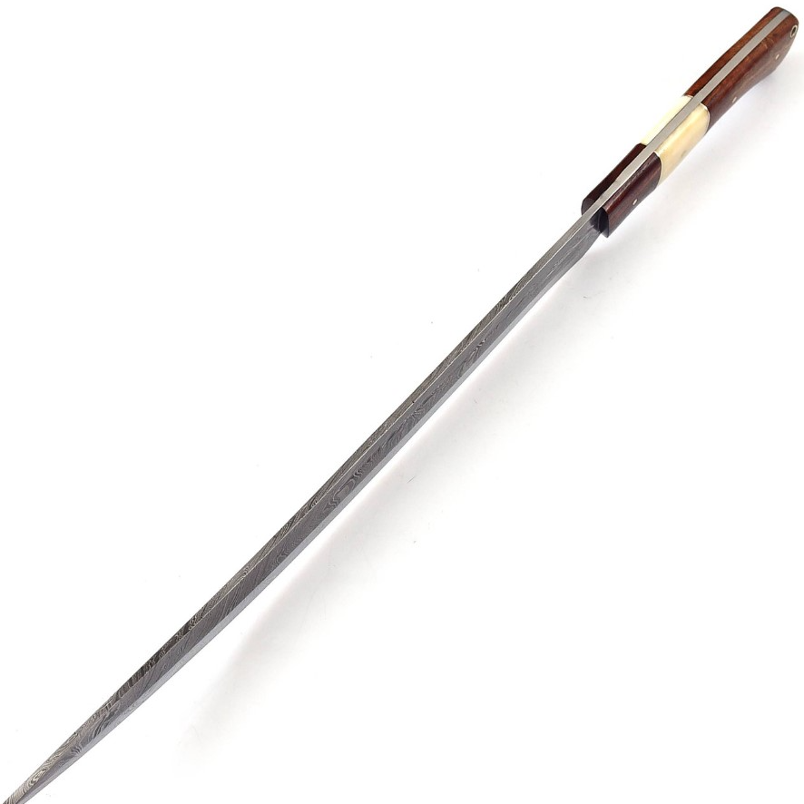 Germanic Style SingleEdged Long Sword Damascus steel near mejpg