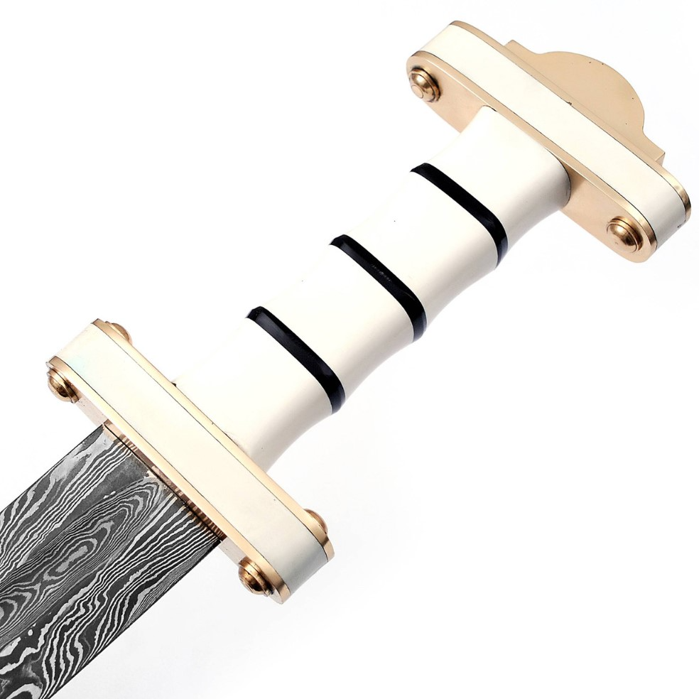 Sword Of Damnation Damascus Steel Norse Viking War Sword in usajpg
