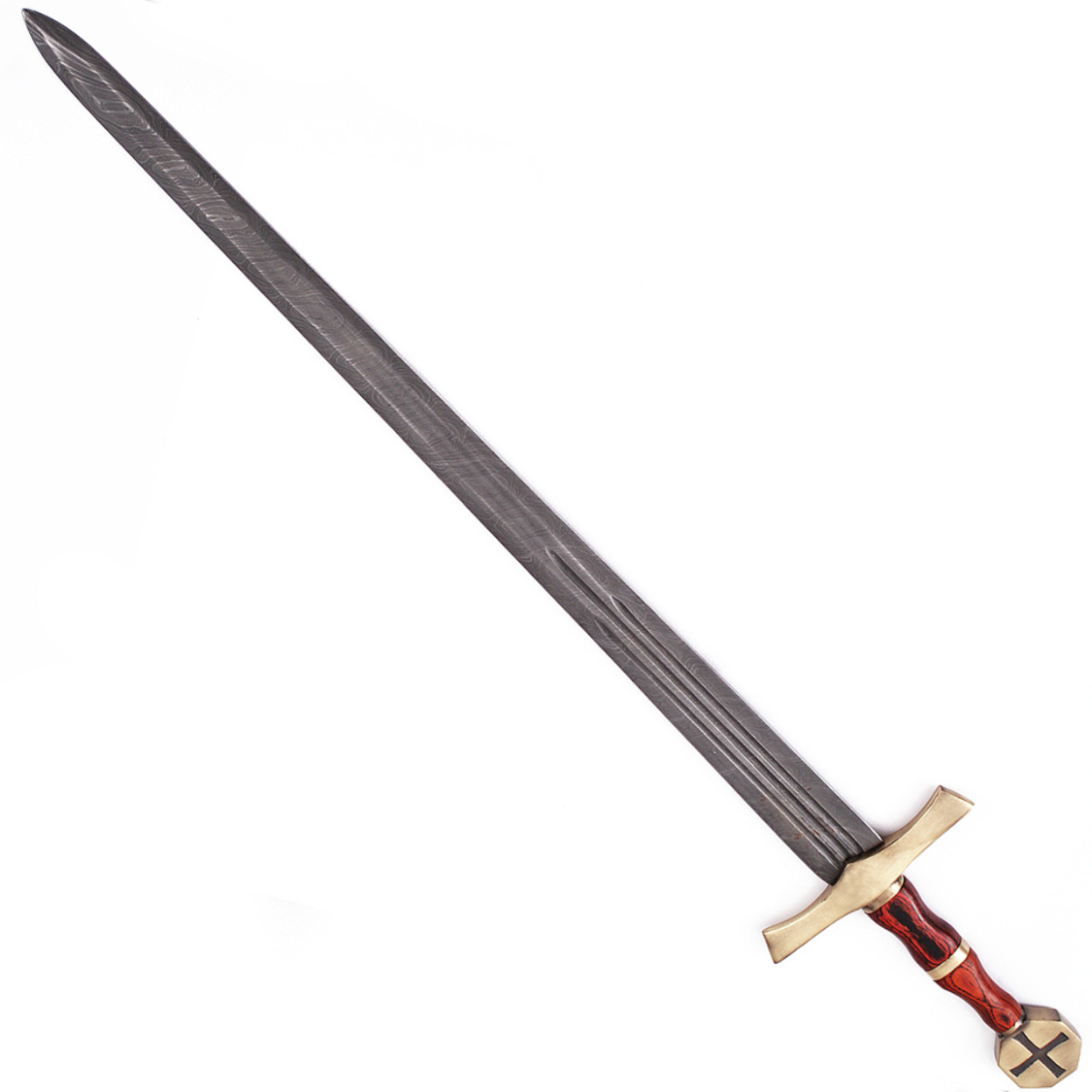 Holy Knights Damascus Steel Templar Knight Swordspng