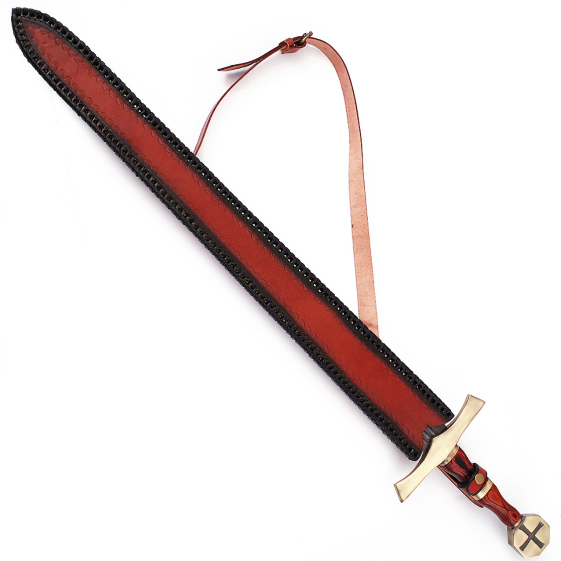 Holy Knights Damascus Steel Templar Knight Swords for salepng