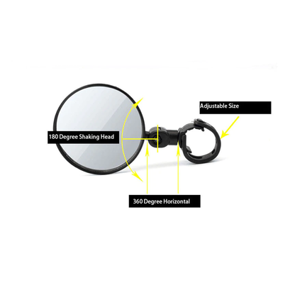 Adjustable 360-Degree Bicycle Side View Mirror 8