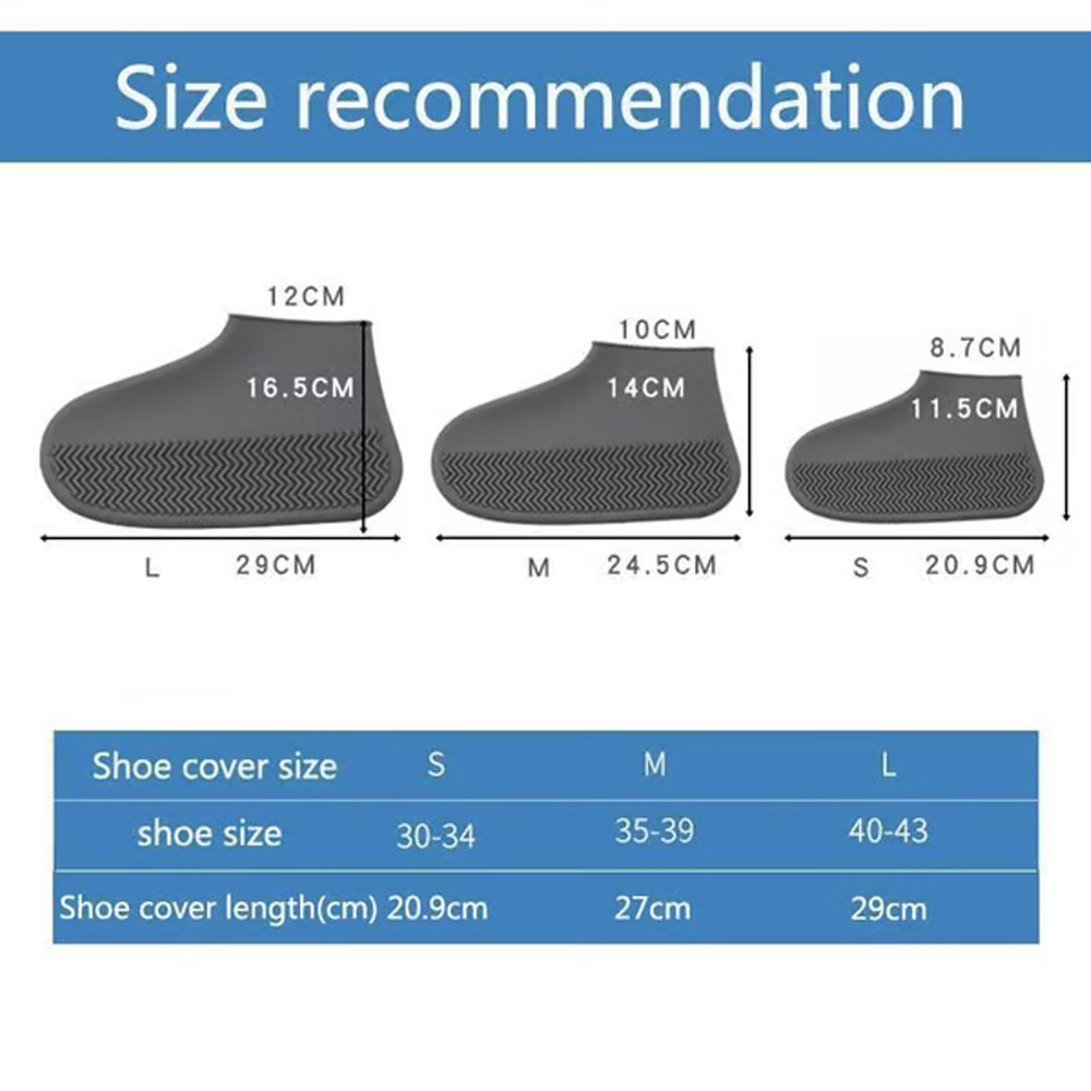 Non-Slip Reusable Boot Shoes Covers