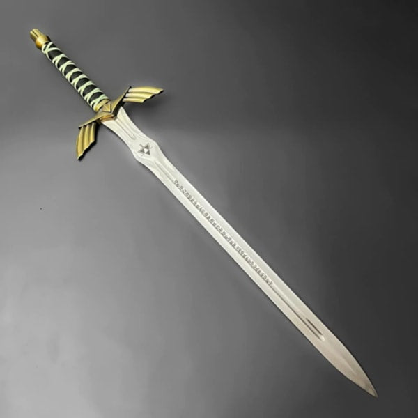 ExperiencetheMagicofZeldawiththisBlackandGoldReplicaSwordandScabbardUSAVANGUARD 3j
