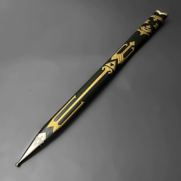 ExperiencetheMagicofZeldawiththisBlackandGoldReplicaSwordandScabbardUSAVANGUARD 5j