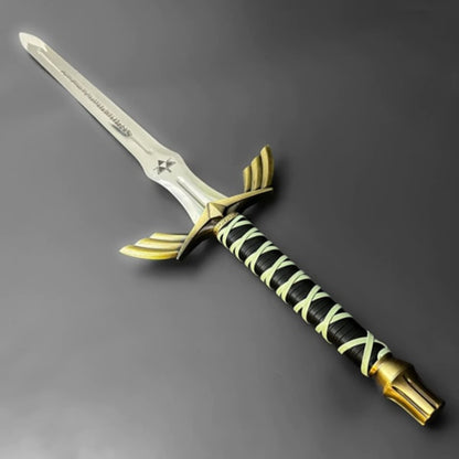 ExperiencetheMagicofZeldawiththisBlackandGoldReplicaSwordandScabbardUSAVANGUARD 7j