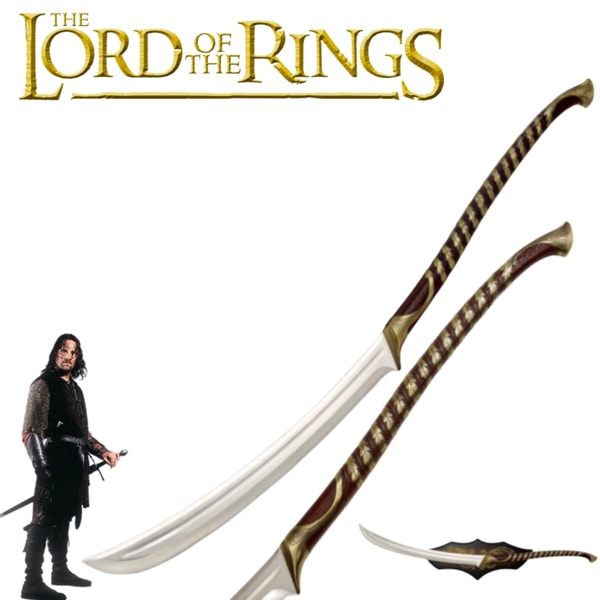 The Lord of the Rings – High Elven Warrior Sword | LOTR Elves Replica Sword | Elegant Fantasy Collectible Blade