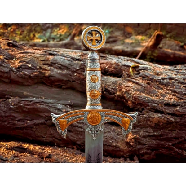 TheMedievalKnightsTemplarSwordAKingArthurInspiredHistoricalMasterpieceUSAVANGUARDExcali