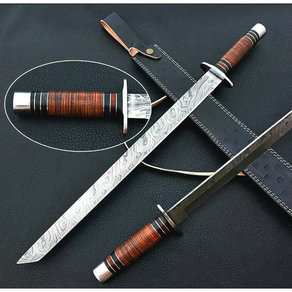 The Ultimate Handmade Damascus Steel Katana Sword - Spirit of the Samurai