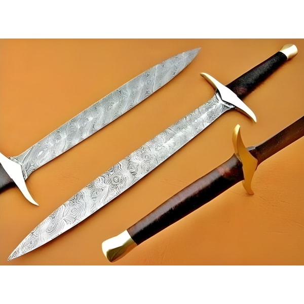 A Masterpiece Viking Sword Forged in Damascus Steel - The Norse Forge