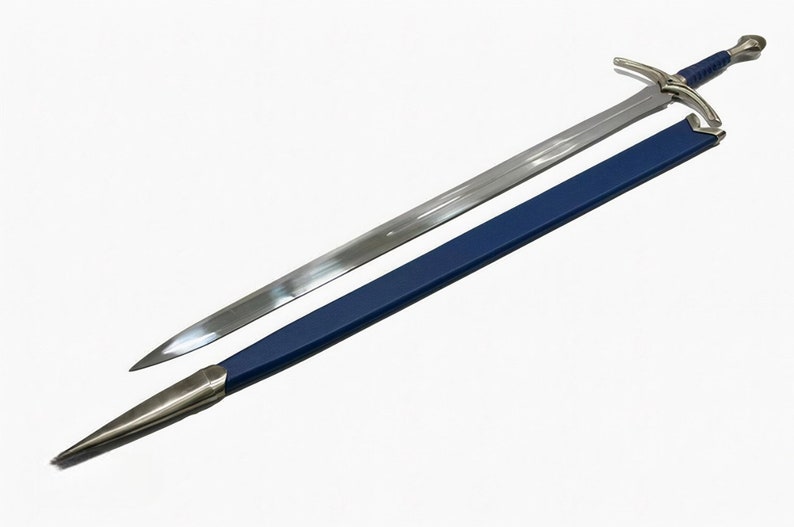 Lord of the Rings Swords Glamdring, Gandalf's Sword, LOTR Plaque Replica, Authentic Blades, Ideal Gifts for Him and Dad
