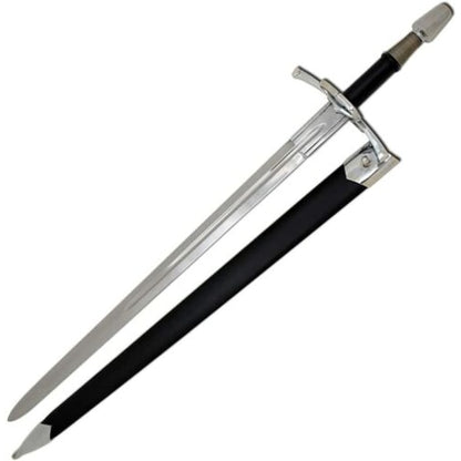 Handmade 15th Century Tempered Sword - Full Tang Battle Sword 40 Over all Size