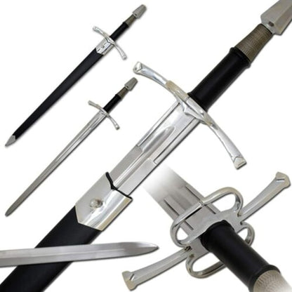 Handmade15thCenturyTemperedSwordFullTangBattleSwordUSAVanguard 3jpg
