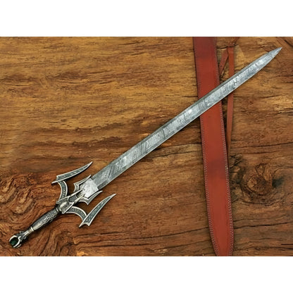 HandcraftedBattleReadyLuciendarSwordBestgiftforhimonanniversaryUSAVanguard 2jpg